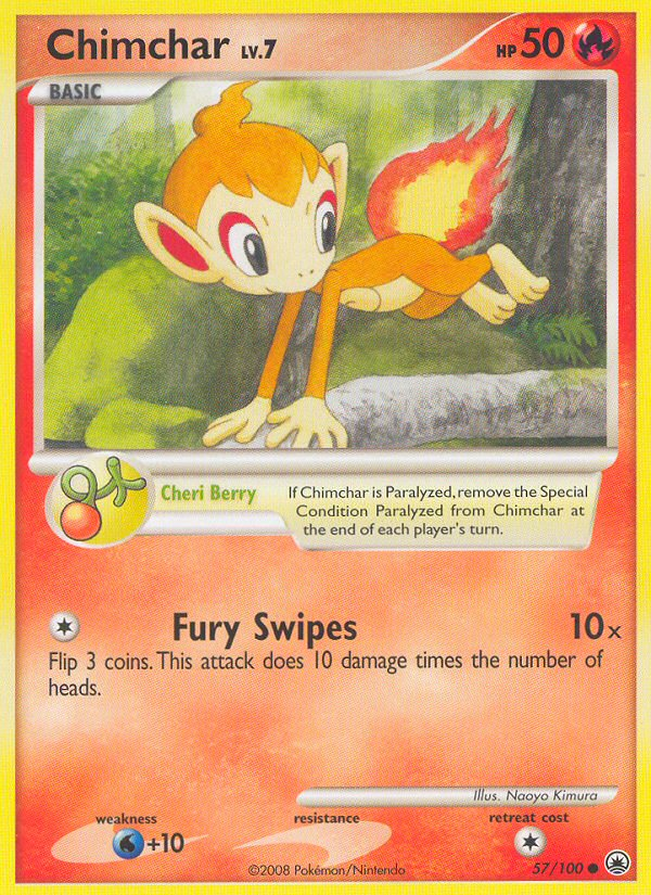Chimchar — Countdown Calendar Promos #057/100