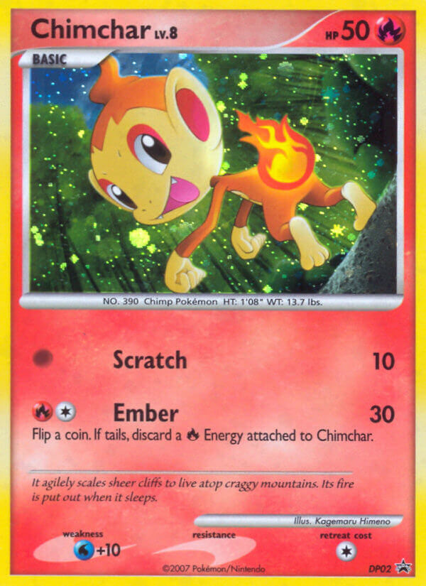 Chimchar — Diamond and Pearl Promos #DP02