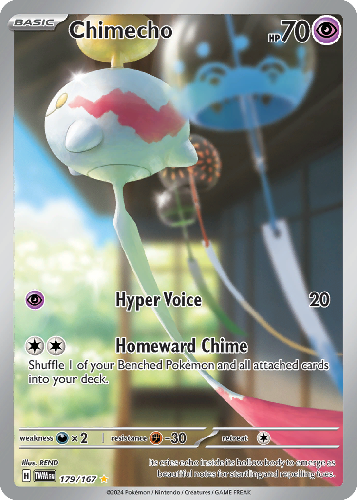Chimecho — SV06: Twilight Masquerade #179/167