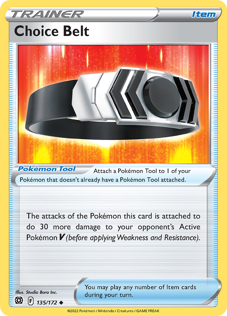 Choice Belt — Prize Pack Series Cards #135/172