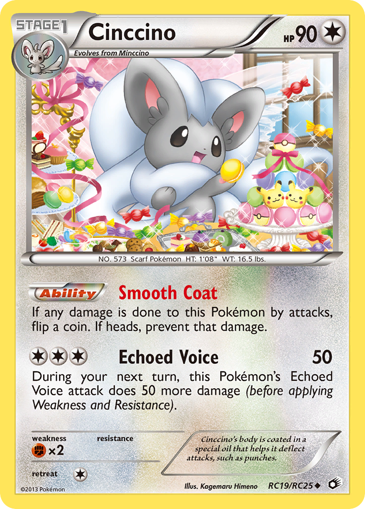 Cinccino — Legendary Treasures: Radiant Collection #RC19/RC25