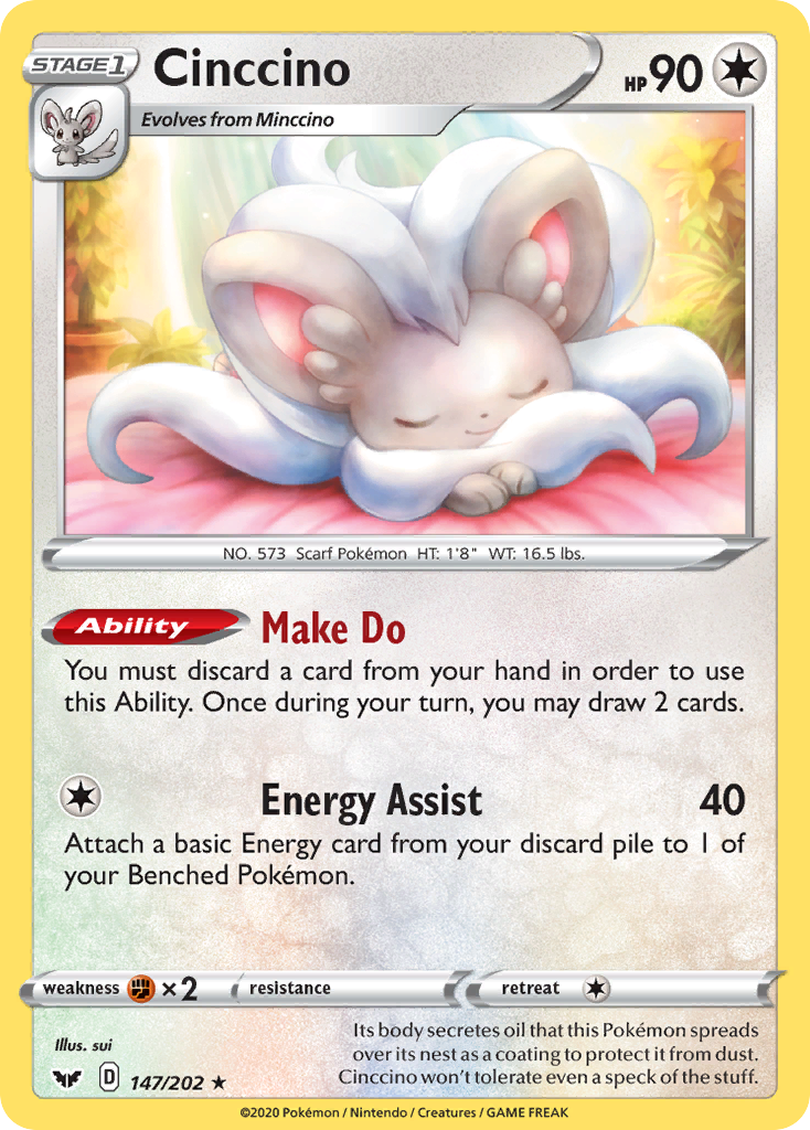 Cinccino — Prize Pack Series Cards #147/202