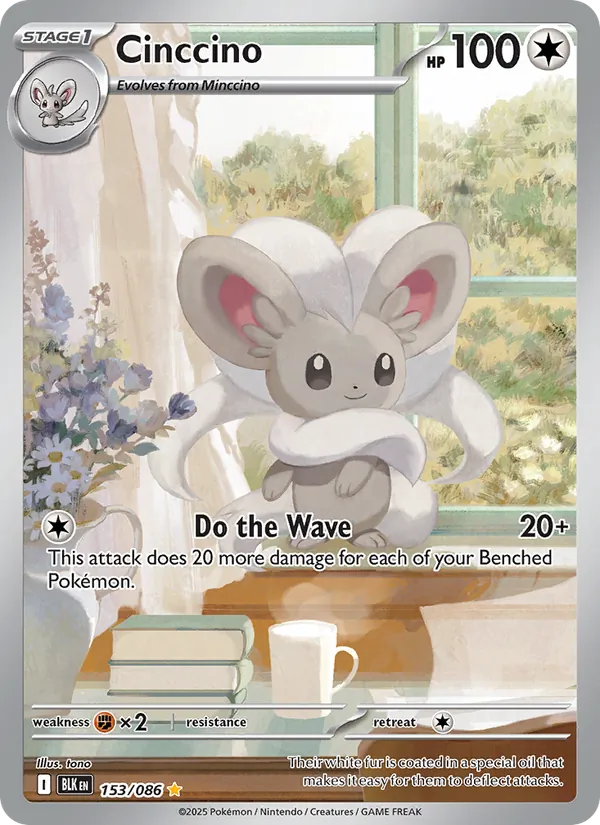Cinccino — SV: Black Bolt #153/086