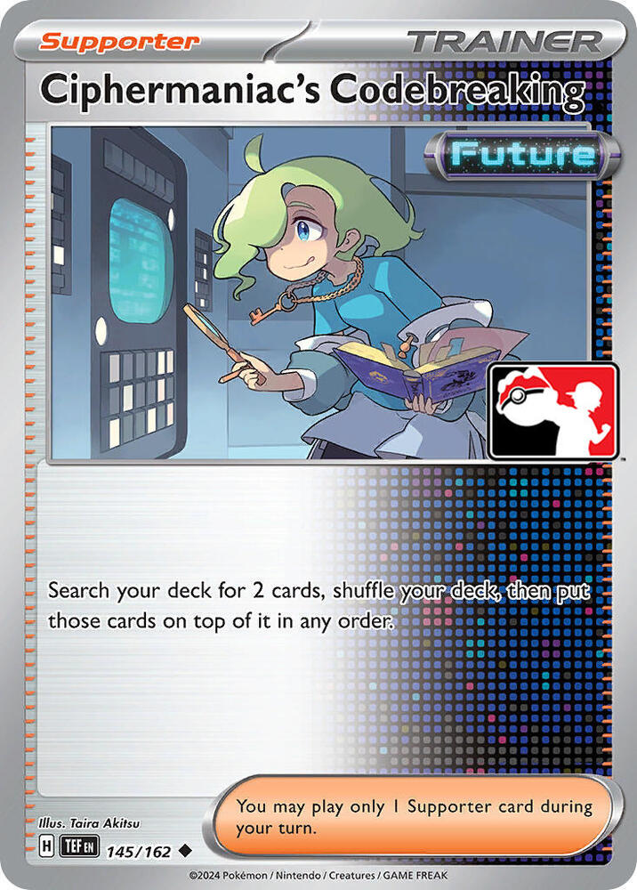 Ciphermaniac's Codebreaking — Prize Pack Series Cards #145/162
