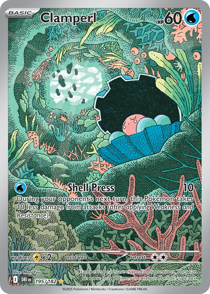 Clamperl — SV10: Destined Rivals #195/182