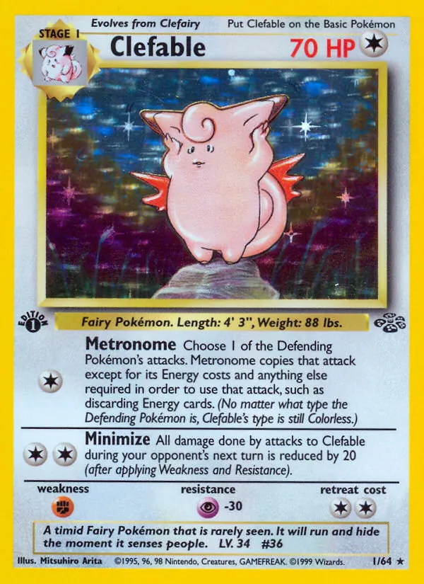 Clefable (1) — Jungle #01/64