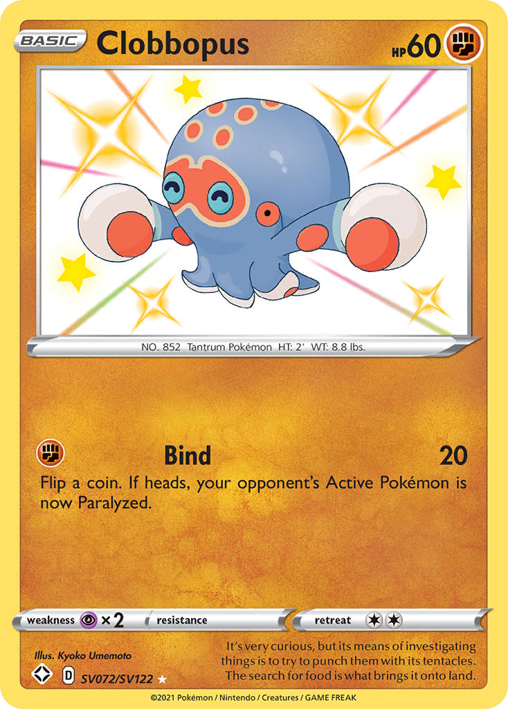 Clobbopus — Shining Fates: Shiny Vault #SV072/SV122