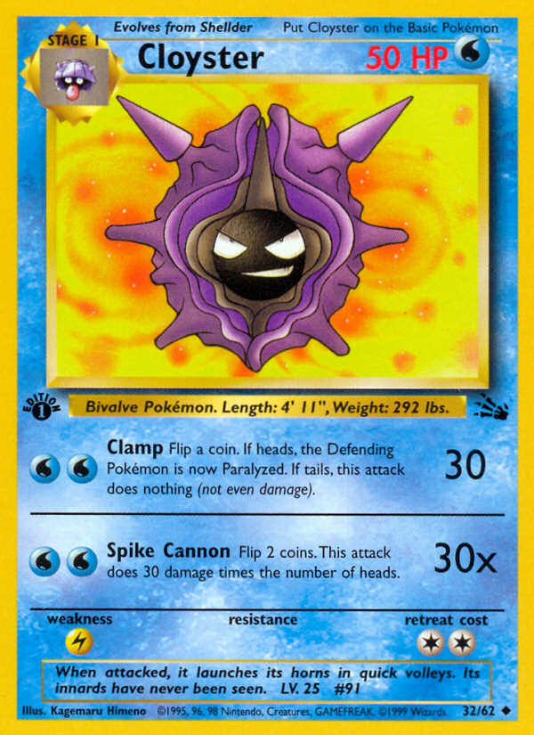 Cloyster — Fossil #32/62