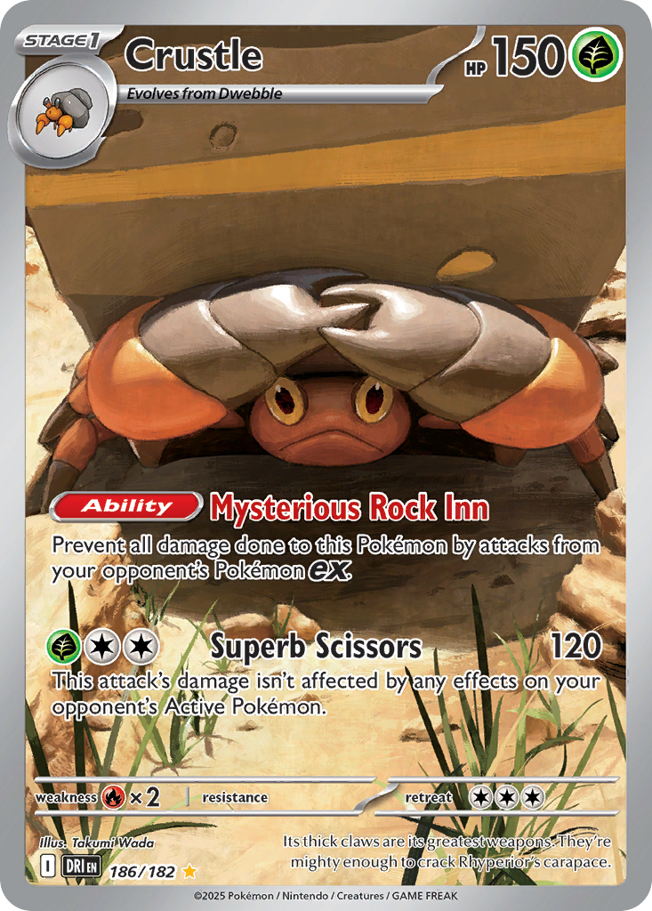 Crustle — SV10: Destined Rivals #186/182