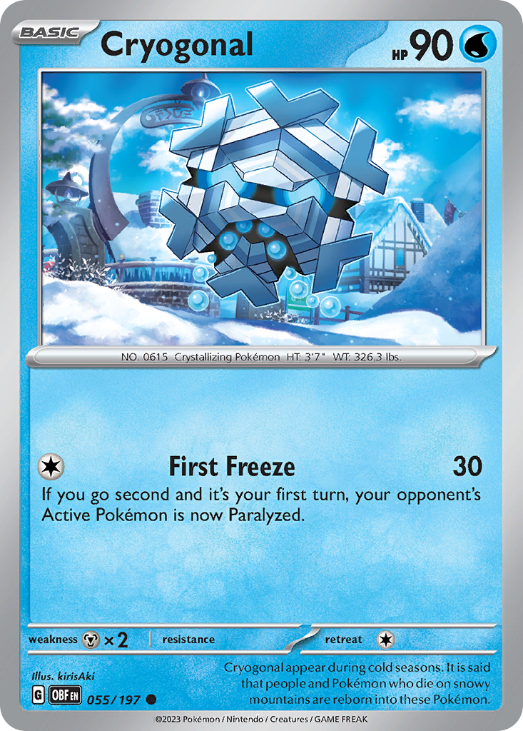 Cryogonal — SV03: Obsidian Flames #055/197