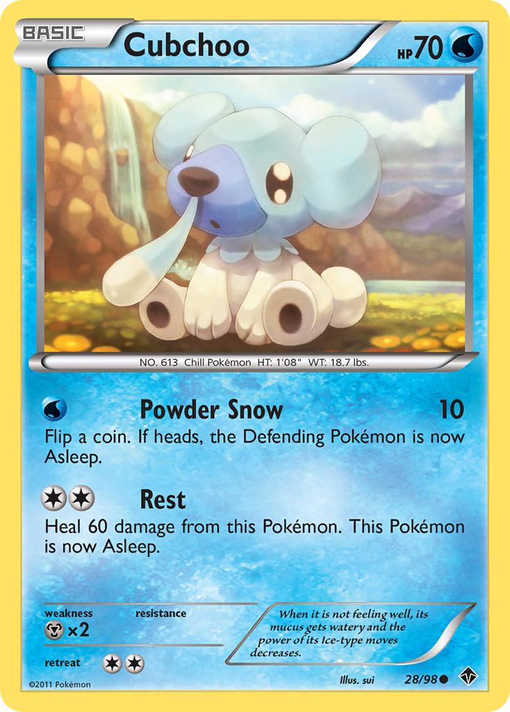 Cubchoo (28) — Emerging Powers #28/98