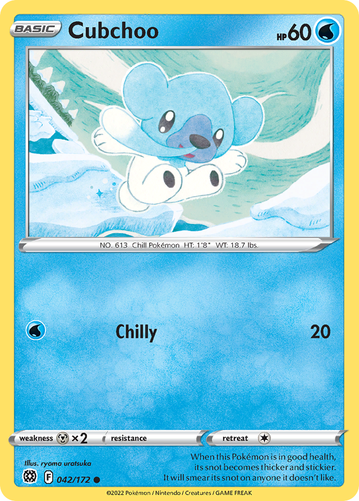 Cubchoo — SWSH09: Brilliant Stars #042/172