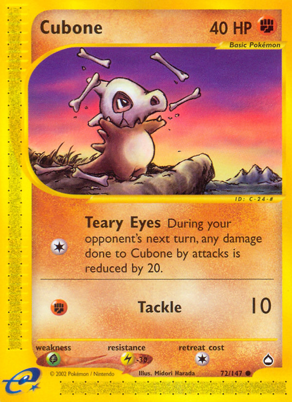 Cubone — Aquapolis #072/147