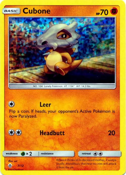 Cubone — McDonald's Promos 2018 #007/012