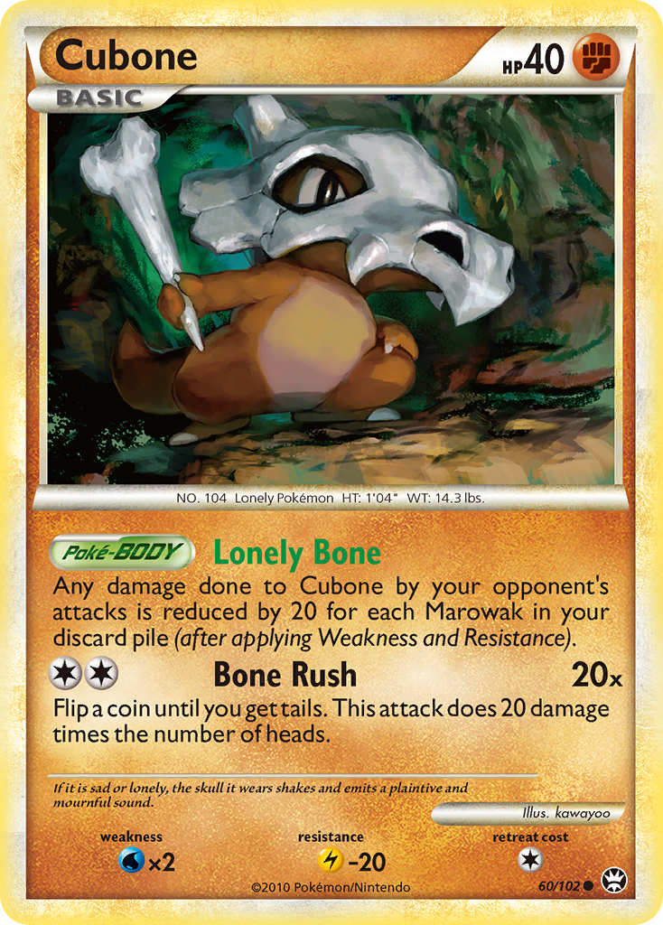 Cubone — Triumphant #60/102