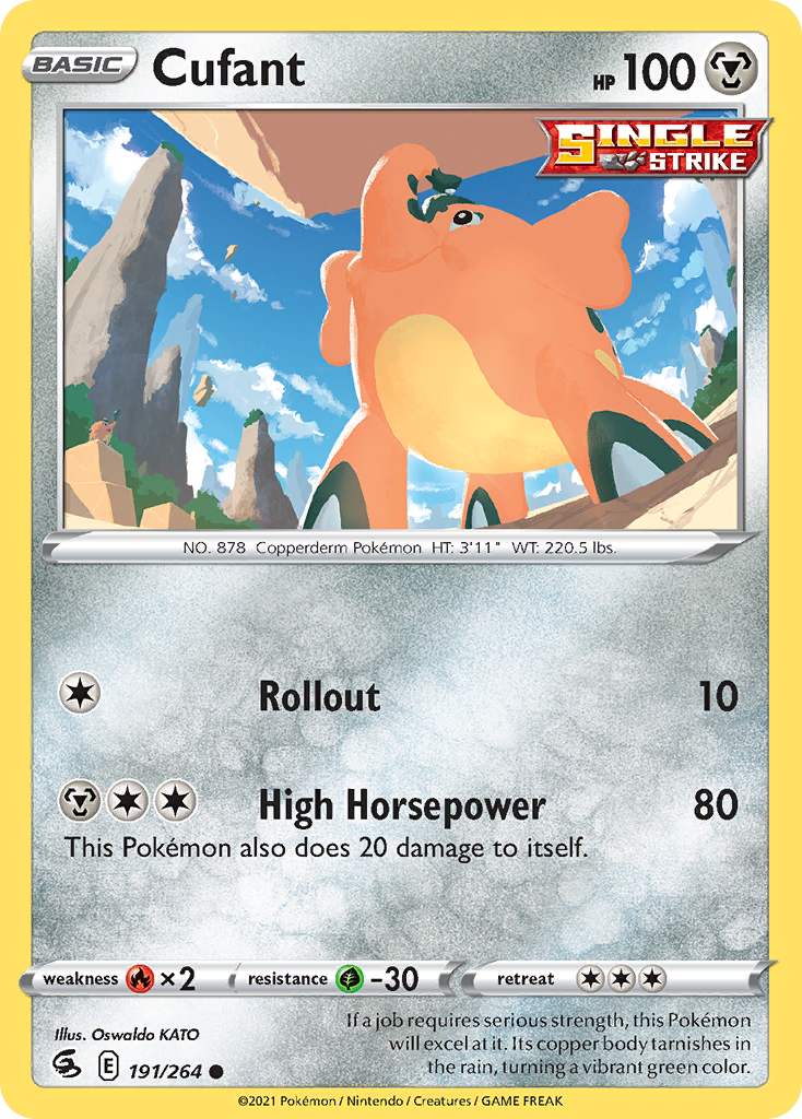 Cufant — SWSH08: Fusion Strike #191/264