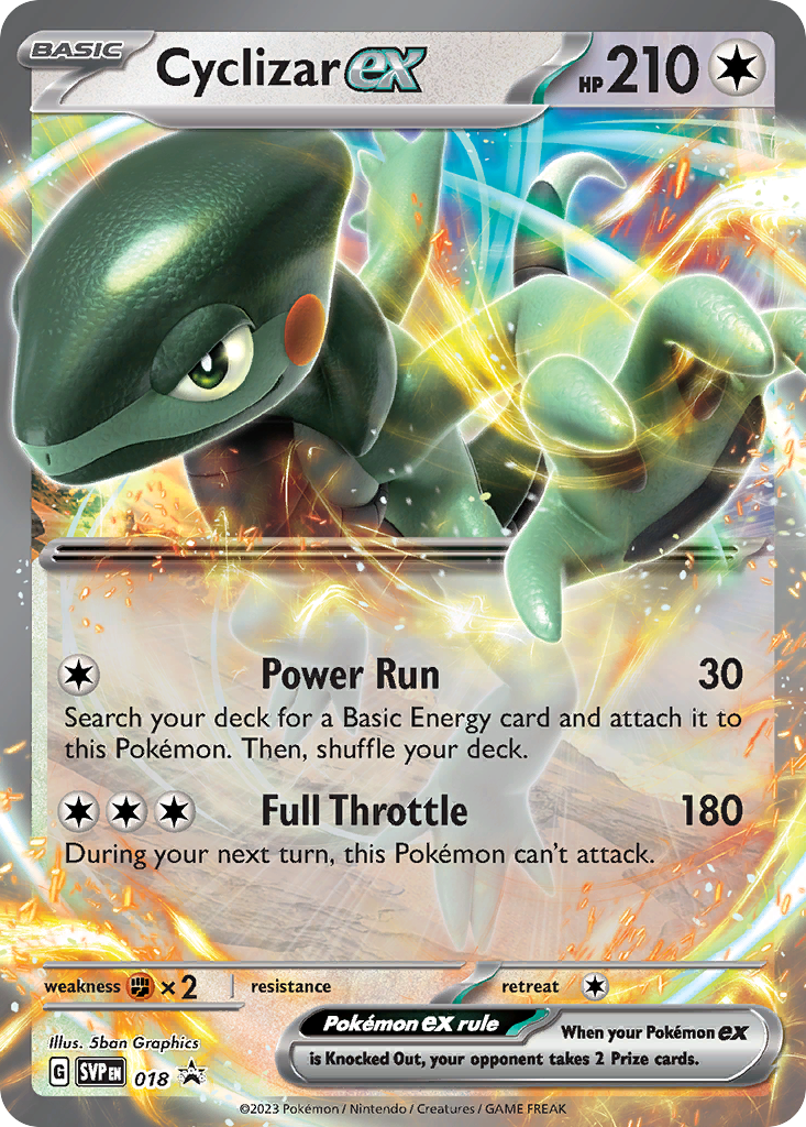 Cyclizar ex — SV: Scarlet & Violet Promo Cards #018
