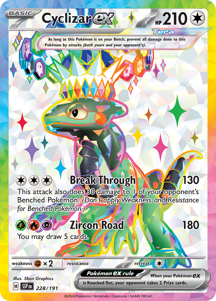 Cyclizar ex — SV08: Surging Sparks #228/191