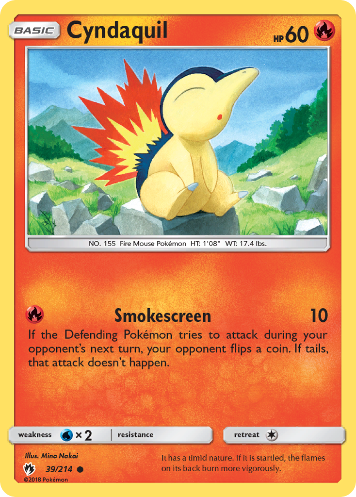Cyndaquil (39) — SM - Lost Thunder #39/214