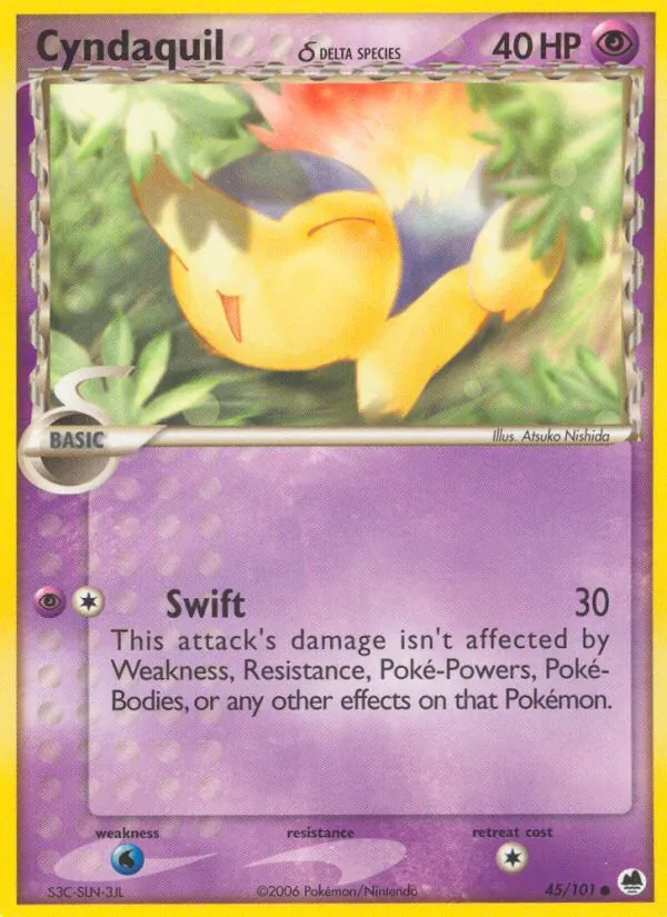 Cyndaquil (Delta Species) — Dragon Frontiers #45/101
