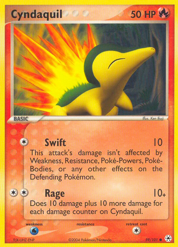 Cyndaquil — Hidden Legends #59/101