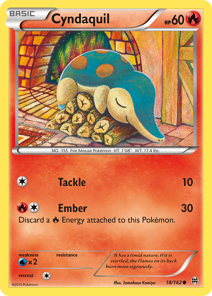 Cyndaquil — XY - BREAKthrough #18/162
