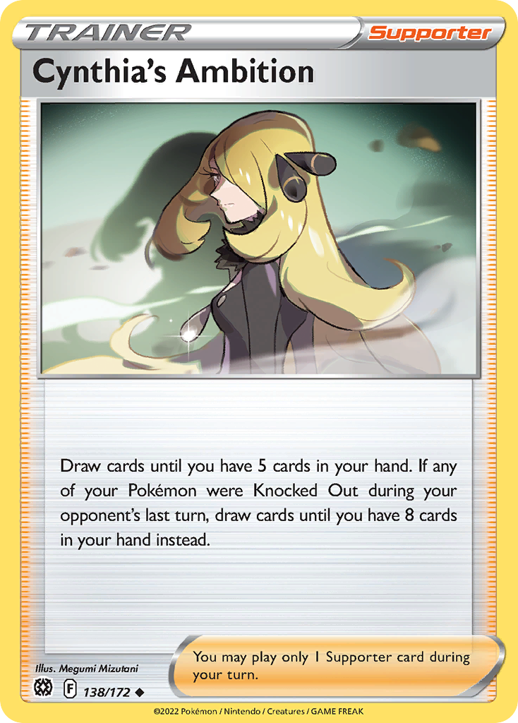 Cynthia's Ambition — Prize Pack Series Cards #138/172