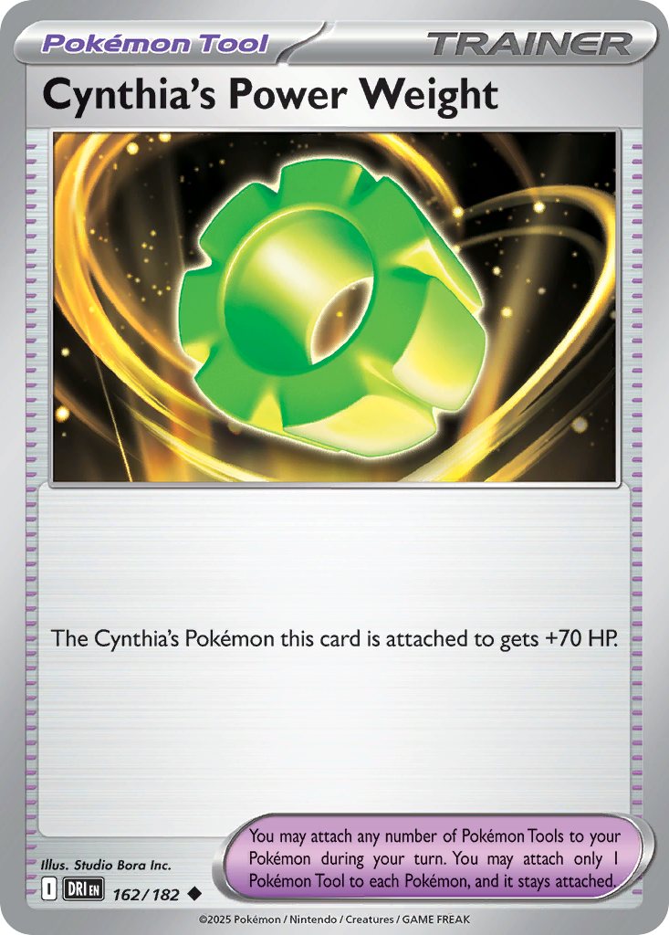 Cynthia's Power Weight — SV10: Destined Rivals #162/182