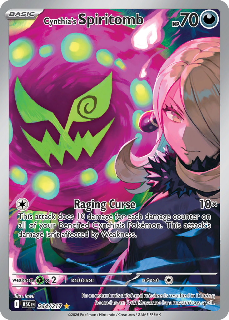 Cynthia's Spiritomb — ME: Ascended Heroes #244/217