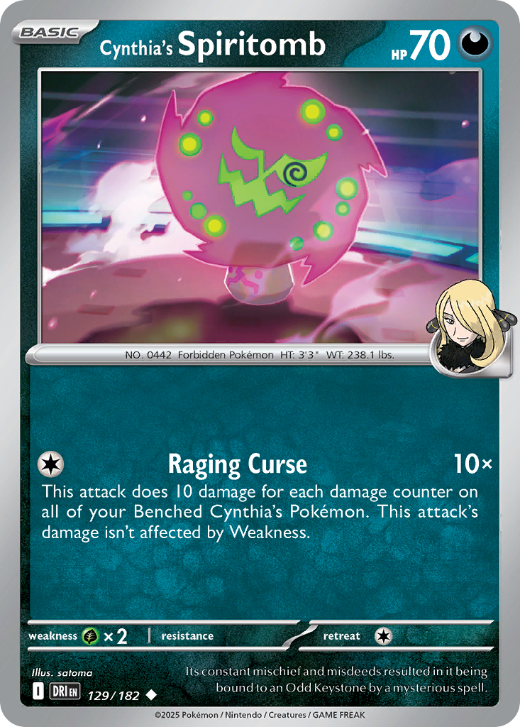 Cynthia's Spiritomb — SV10: Destined Rivals #129/182