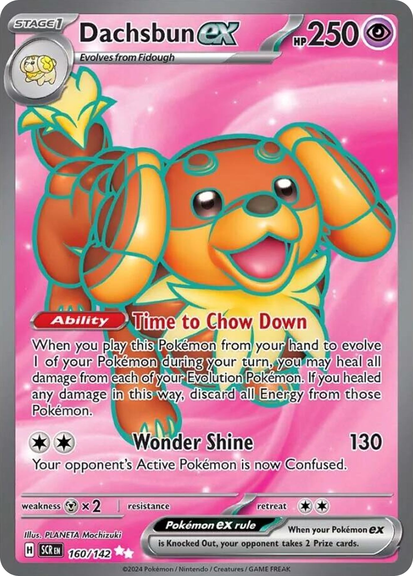 Dachsbun ex — SV07: Stellar Crown #160/142