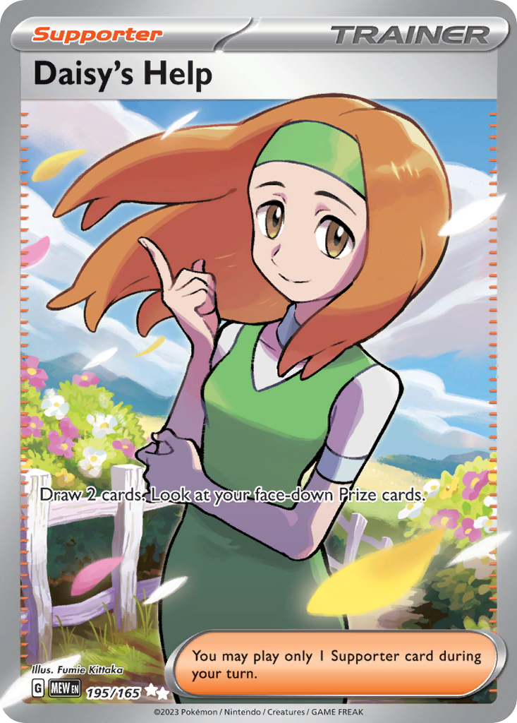 Daisy's Help — SV: Scarlet & Violet 151 #195/165