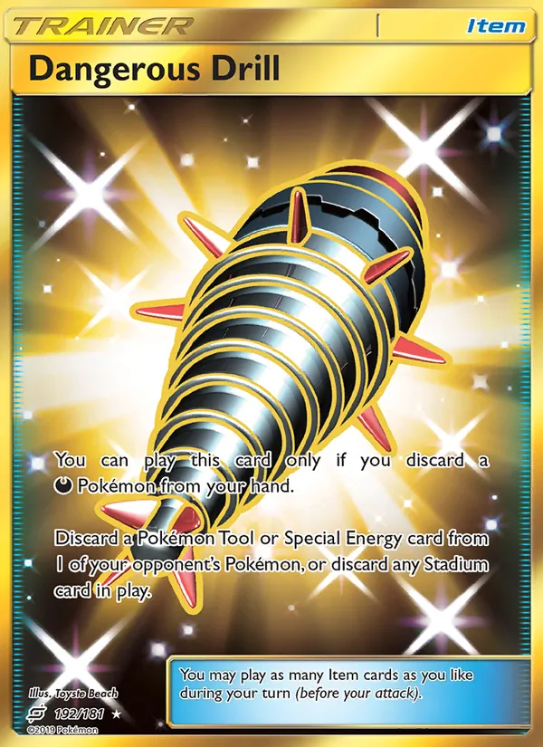 Dangerous Drill (Secret) — SM - Team Up #192/181