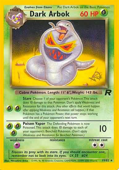 Dark Arbok [W Stamped] — WoTC Promo #19/82