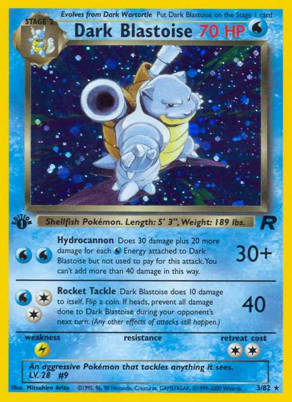 Dark Blastoise (3) — Team Rocket #03/82