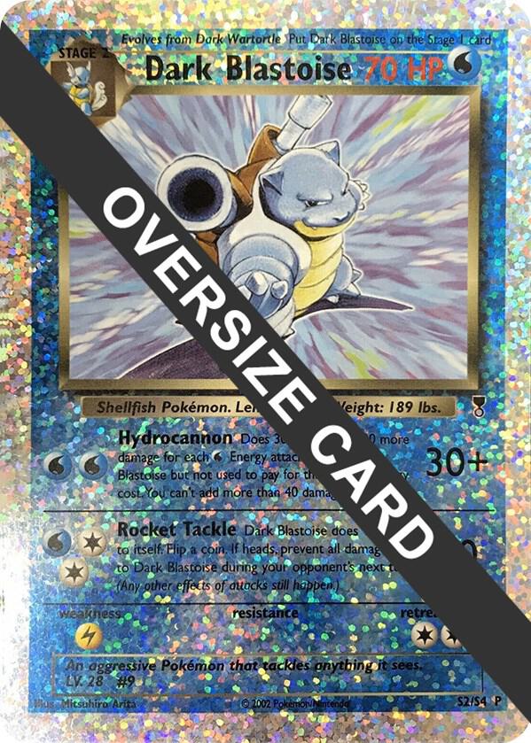 Dark Blastoise — Jumbo Cards #S2/S4