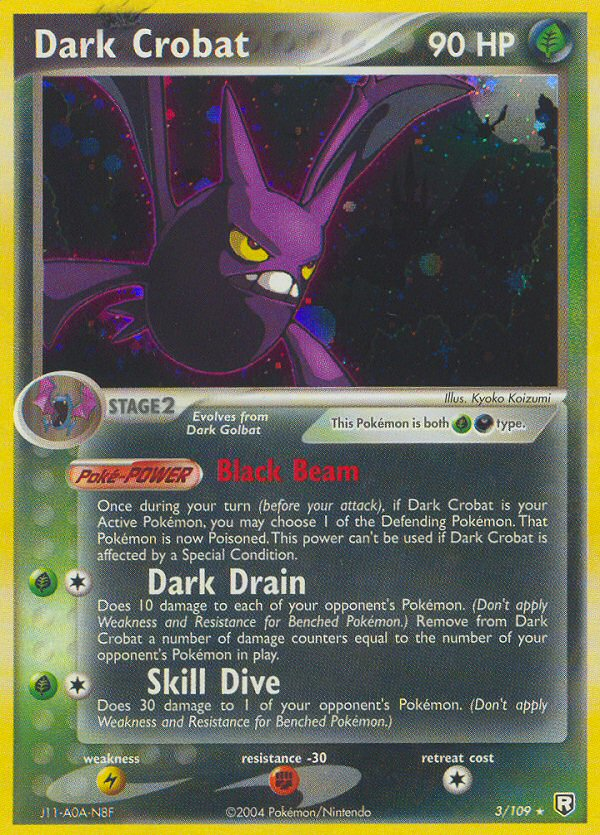 Dark Crobat — Team Rocket Returns #3/109