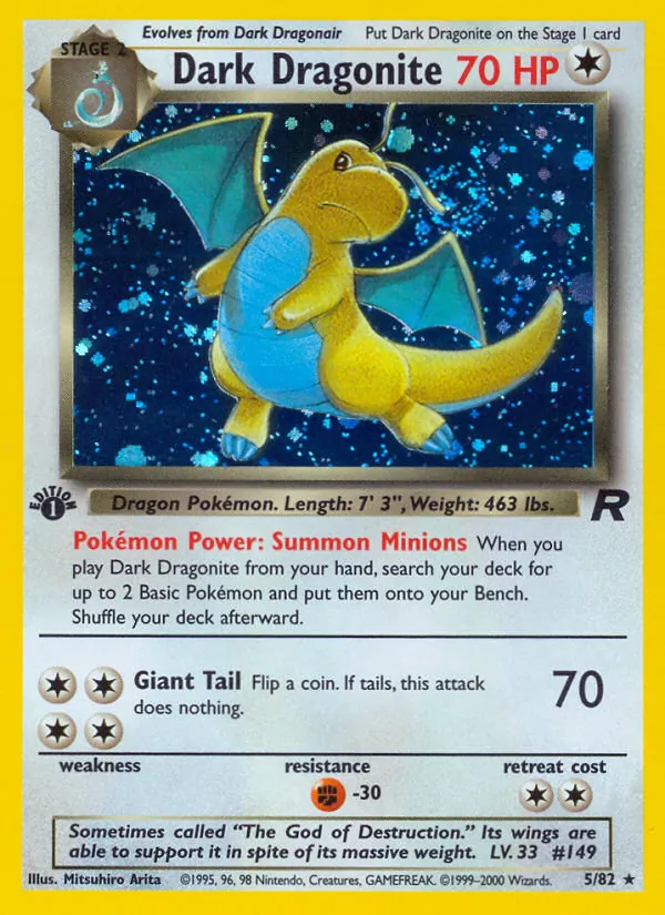 Dark Dragonite (5) — Team Rocket #05/82