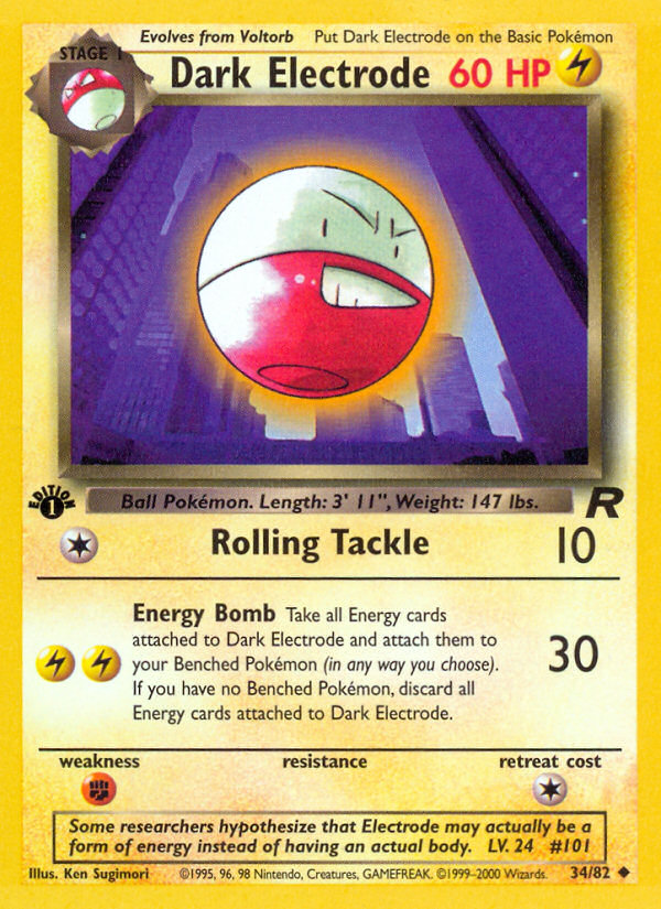 Dark Electrode — Team Rocket #34/82