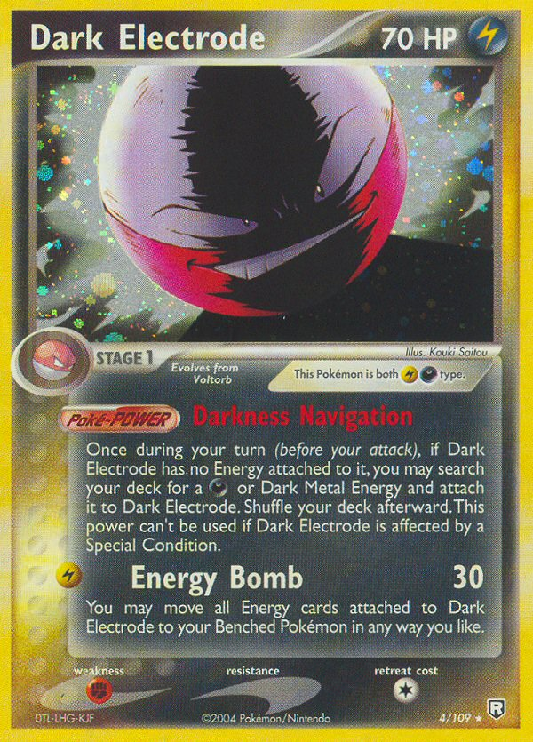 Dark Electrode — Team Rocket Returns #4/109