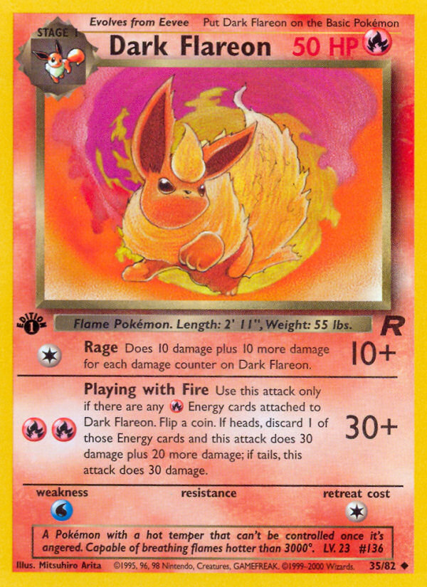Dark Flareon — Team Rocket #35/82