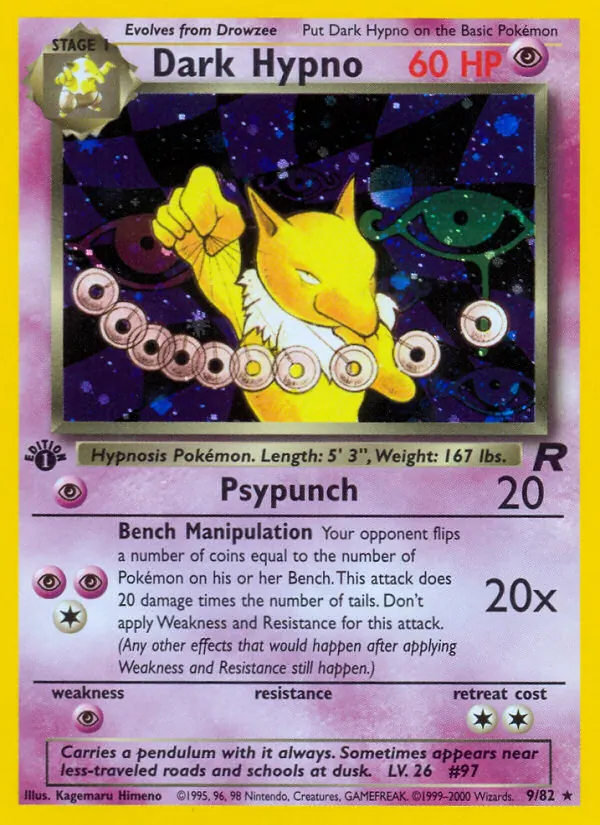 Dark Hypno (9) — Team Rocket #09/82