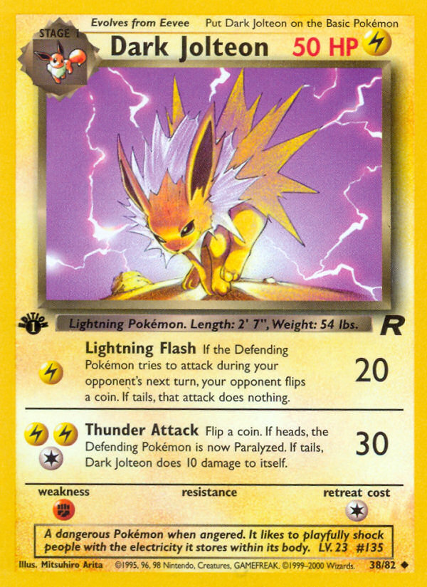 Dark Jolteon — Team Rocket #38/82