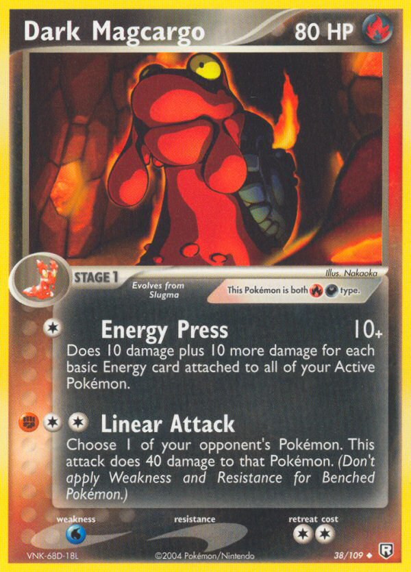 Dark Magcargo — Team Rocket Returns #38/109