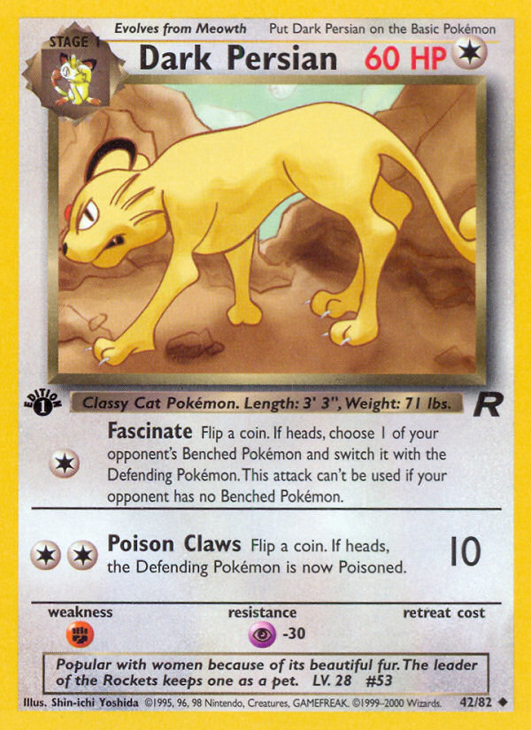 Dark Persian — Team Rocket #42/82