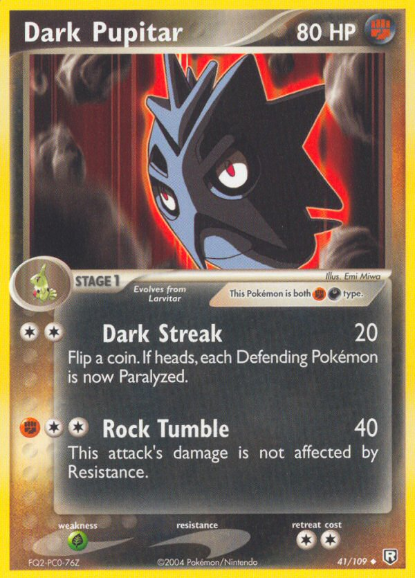Dark Pupitar — Team Rocket Returns #41/109