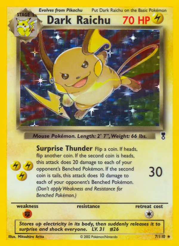 Dark Raichu — Deck Exclusives #007/110