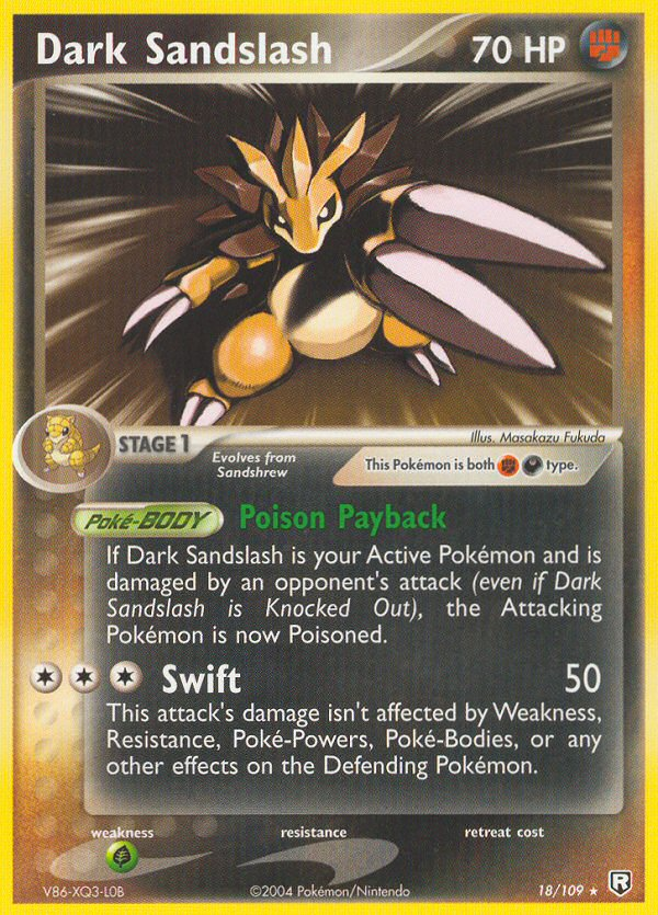 Dark Sandslash — Team Rocket Returns #18/109