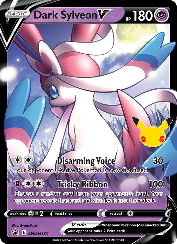 Dark Sylveon V — Jumbo Cards #SWSH134