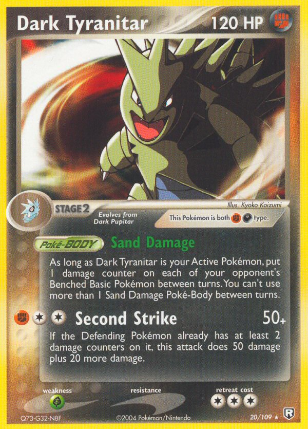 Dark Tyranitar — Team Rocket Returns #20/109